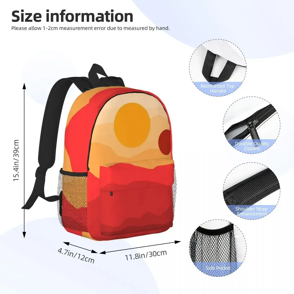 タトゥイーンバックパック男の子女の子ランドセル漫画子供スクールバッグラップトップリュックサックショルダーバッグ大容量