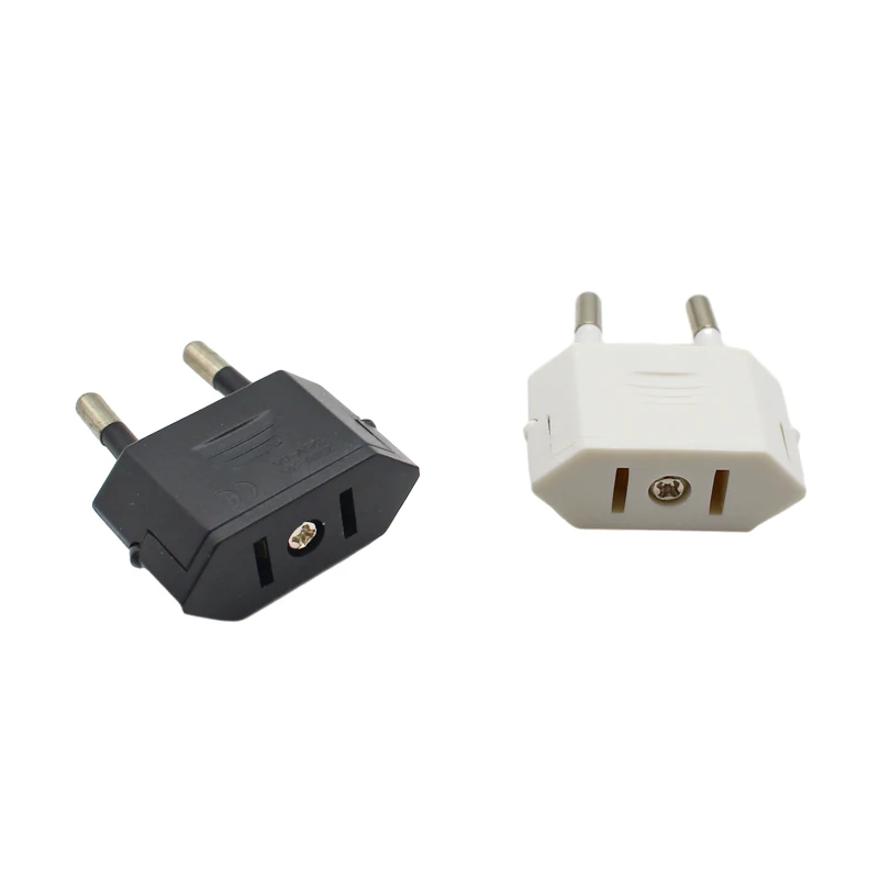 American China To EU Europe Travel Power Adapter 2 pin US To EU Plug Adapter