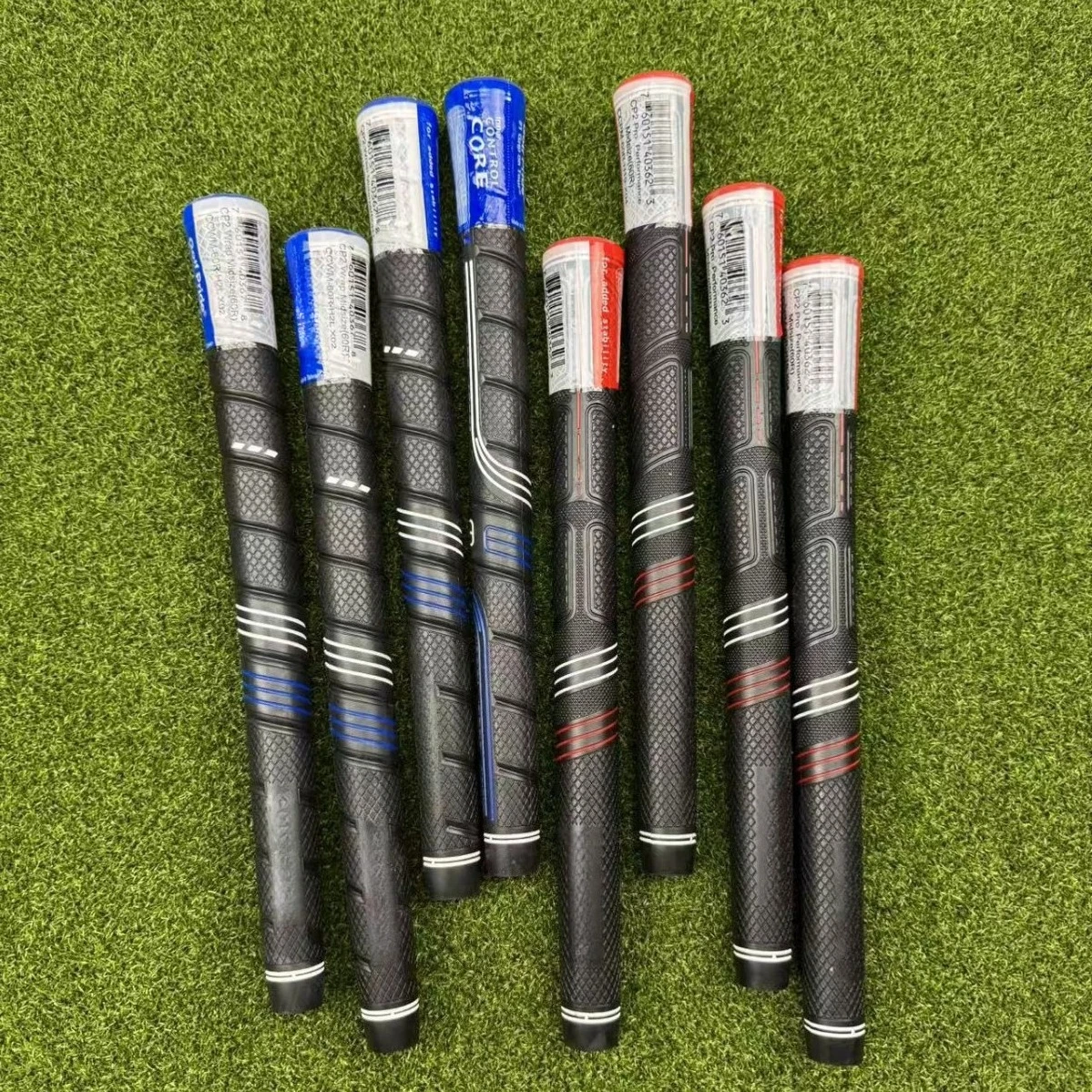 Soft Rubber Golf Grip Wrap Texture Pro Style Design STD/Midsize/Jumbo Optional Golf Replacement Wood Iron Grip High Tack Surface