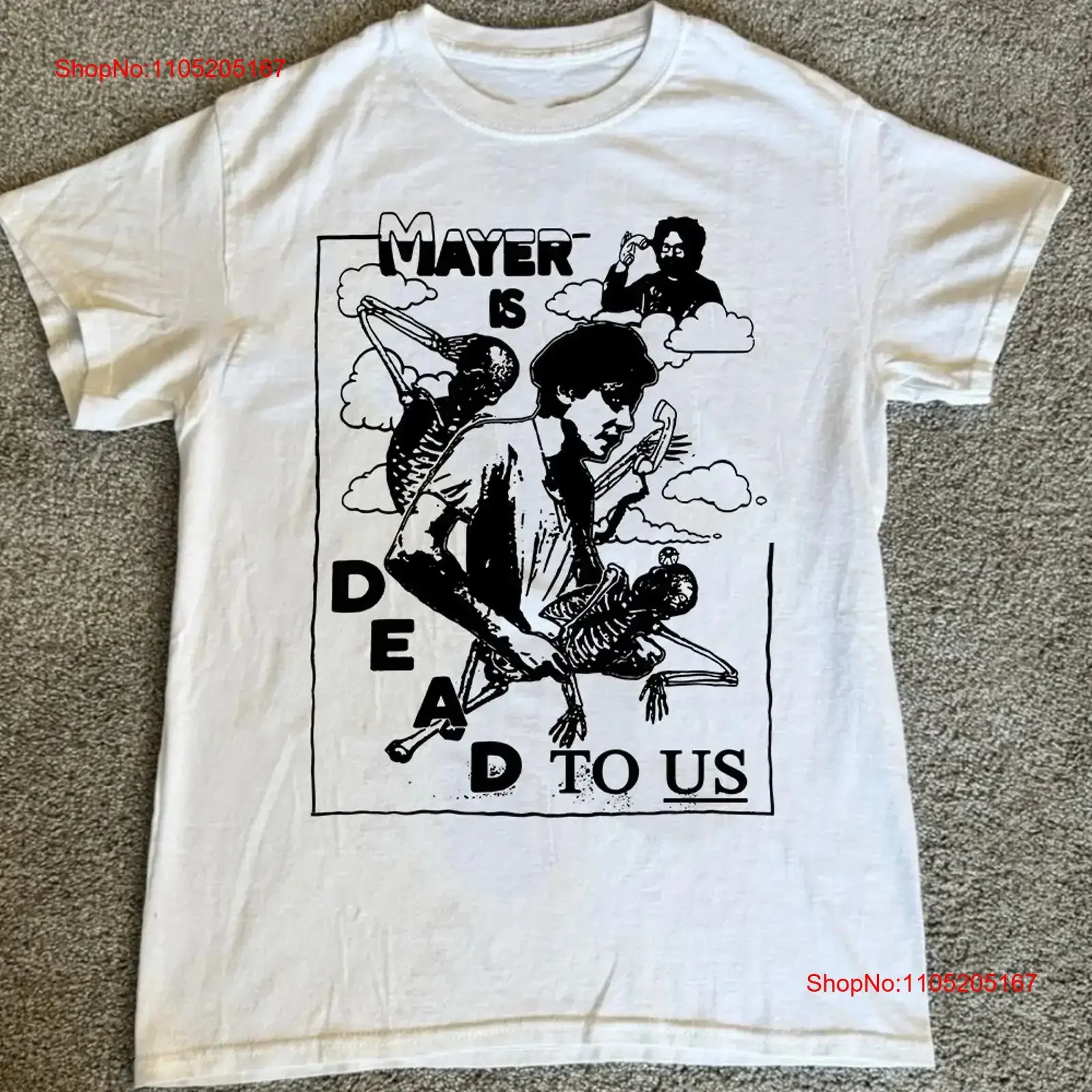 

Classic John Mayer S 5XL T Shirt 11D410 vintage Washed graphic fashion streetwear homme Comfortable Breathable designer clothes