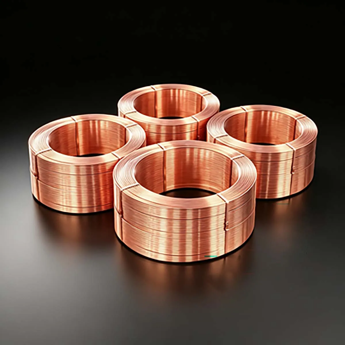TP2 Red Copper Tube, Air Conditioning Copper Pipe, Soft Capillary Tube, Pure Copper Coil Hollow Round Tubing