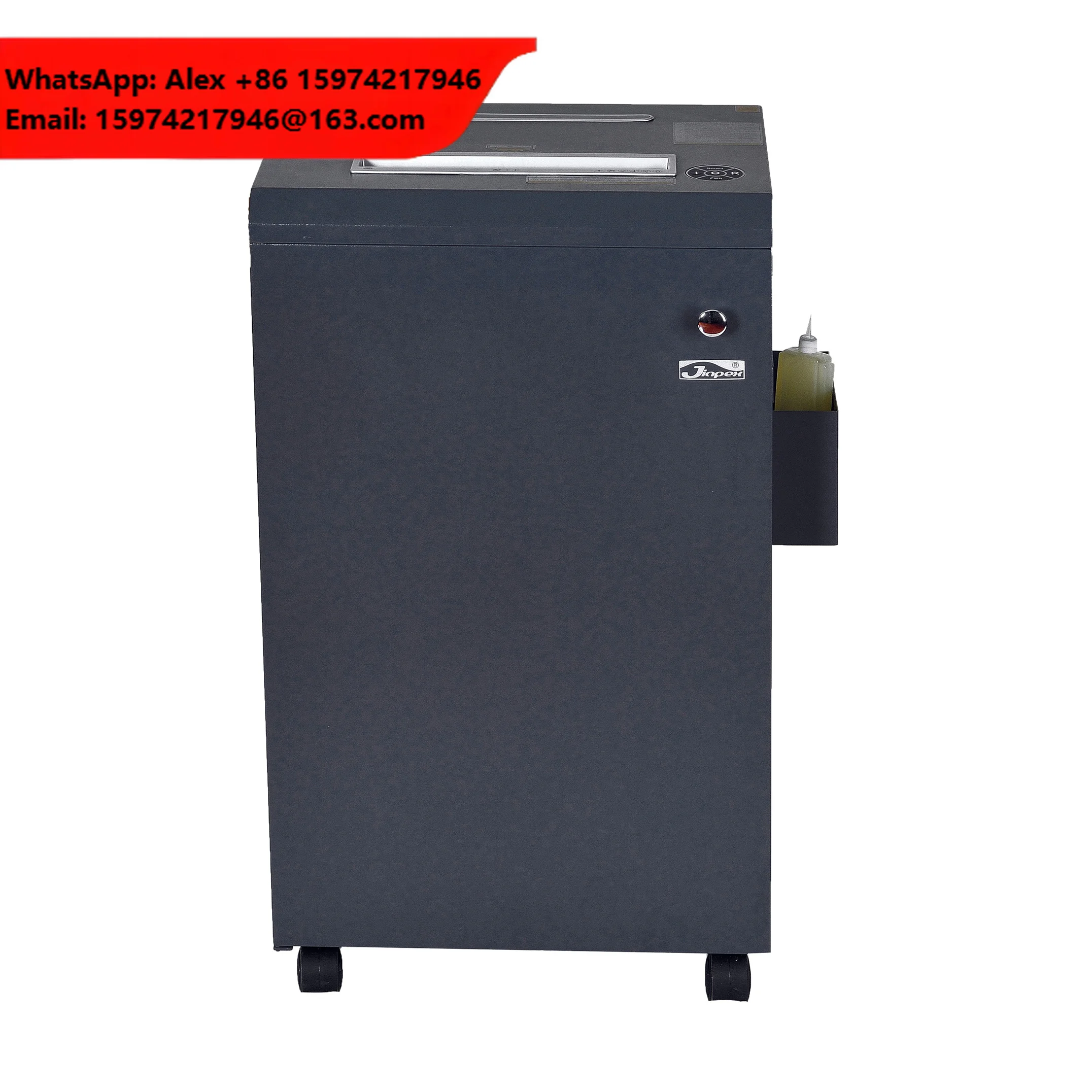 CD Credit Card Waste Paper Shredder Machine 3m/min Run Time 20Sheets P5 Security Cross Cut Heavy Duty Paper Shredder