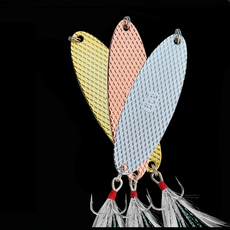 Cuchara metálica Spinner Jigging – Señuelo artificial lubina y trucha - imagen 4