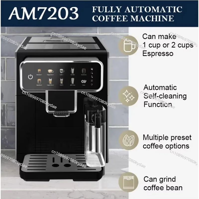 Smart Automatic Coffee Machine Stainless Steel Fully Automatic Intelligent Espresso Coffee Maker Machine