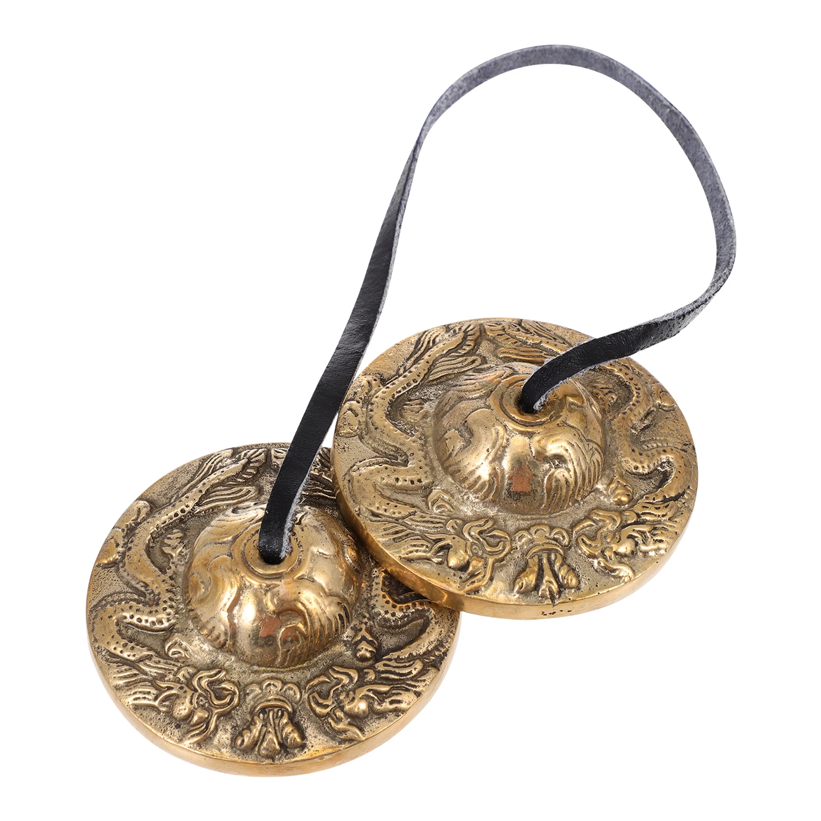 

Brass Cymbals Bell Small Sturdy Meditation Yoga Instrument Clear High Pitched Sound Tibetan Nepal Percussion Chime