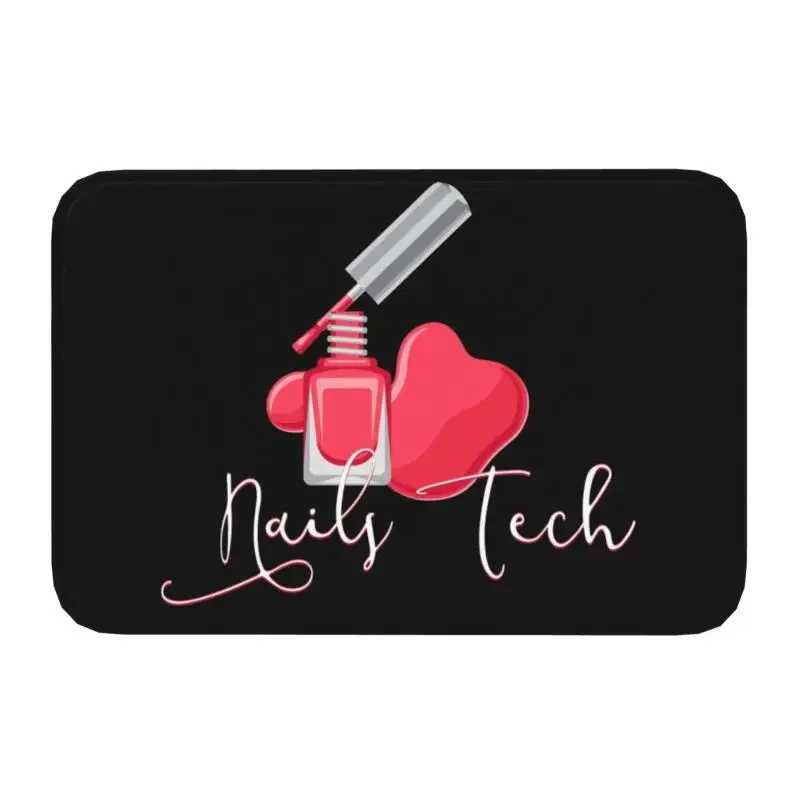 Mode Nagellak Voordeur Mat Anti-Slip Outdoor Sneldrogende Vingernagel Manicure Tech Deurmat Woonkamer Entree Tapijt