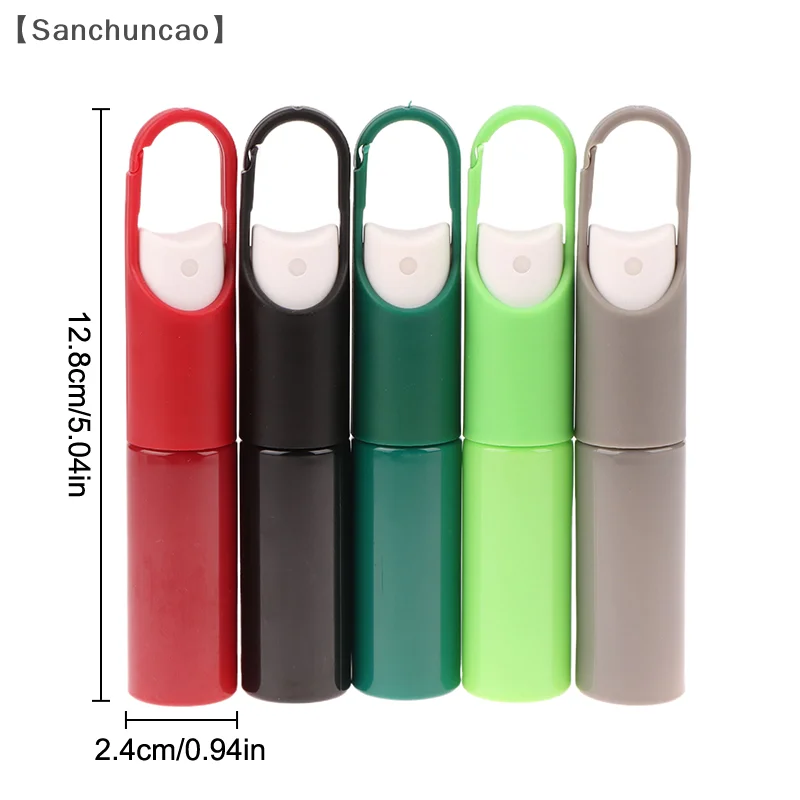 20ml Mini Przenośny Wielokrotnego Użytku Perfumowany Antybakteryjny Do Dłoni Alkoholowy Haczyk Przenośna Butelka z Pompką Rozpylającą Pusty Pojemnik na Perfumy