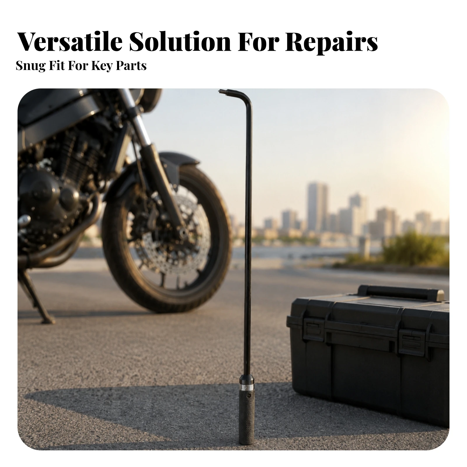 Carburetor Tuning Tool Motorcycle Pilot Screw Tool Angled Tip Knurled Handle Carburetor Screw Driver