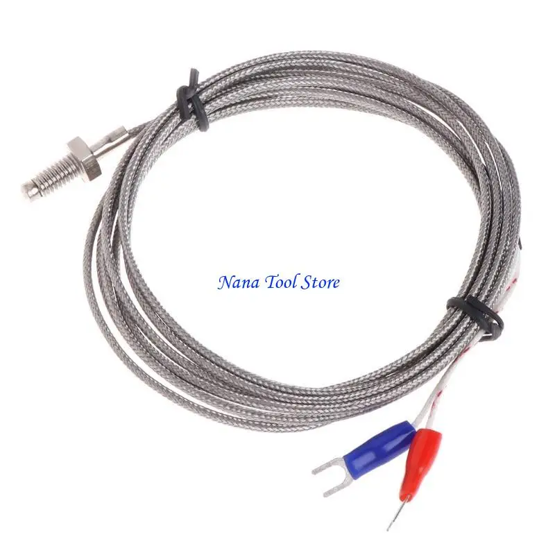31GJ VITE TERMOCOUPLE SONDA METALE KIPIO SENSORE TEMPERATURA 1 METER DURE