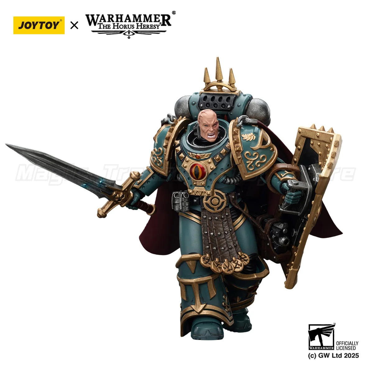 【mt】pre-sale-joytoy-warhammer-40k-sons-of-horus'little’-horus-aximand-captain-of-the-5th-company-model-gift-1-18-action-figure