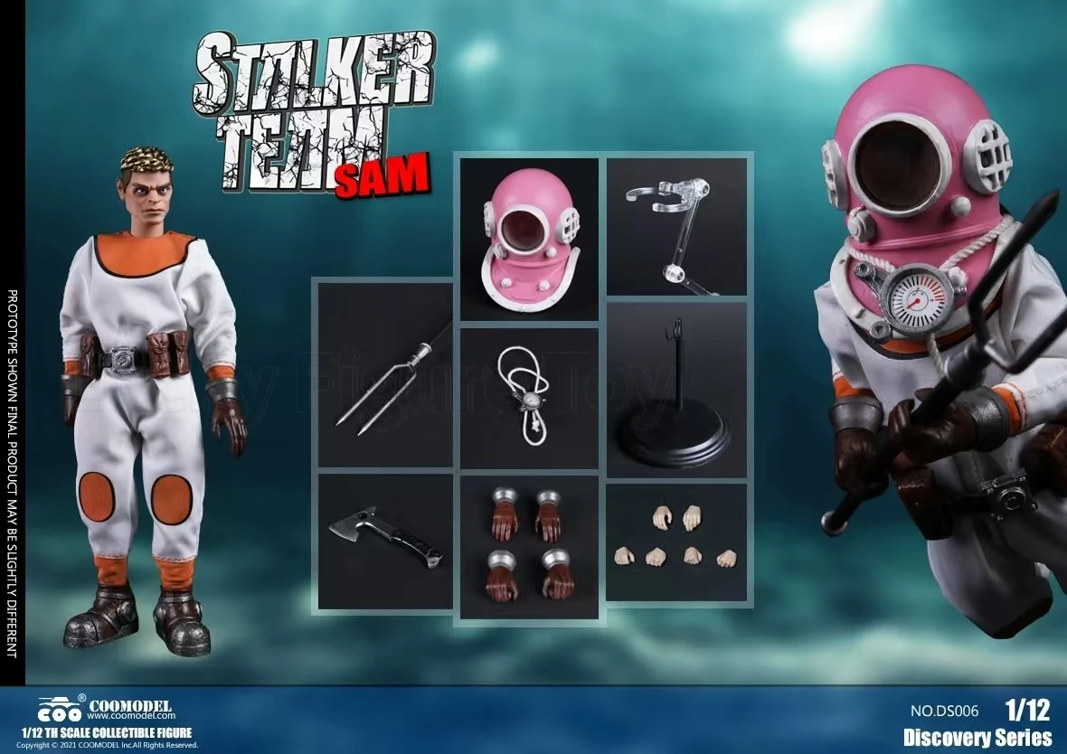 【Original】COOMODEL DS001/DS003/DS006 Discovery Series STALKER TEAM 1/12 Scale Action Figure Model Toy