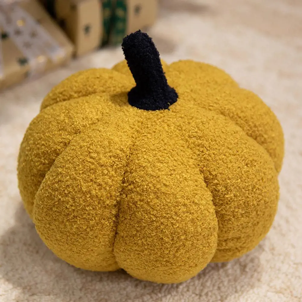 Decorative Stuffed Cushions for Sofa Comfortable Throw Pillows for Car Plush Pumpkin Throw Pillow Soft Decorative for Sofa