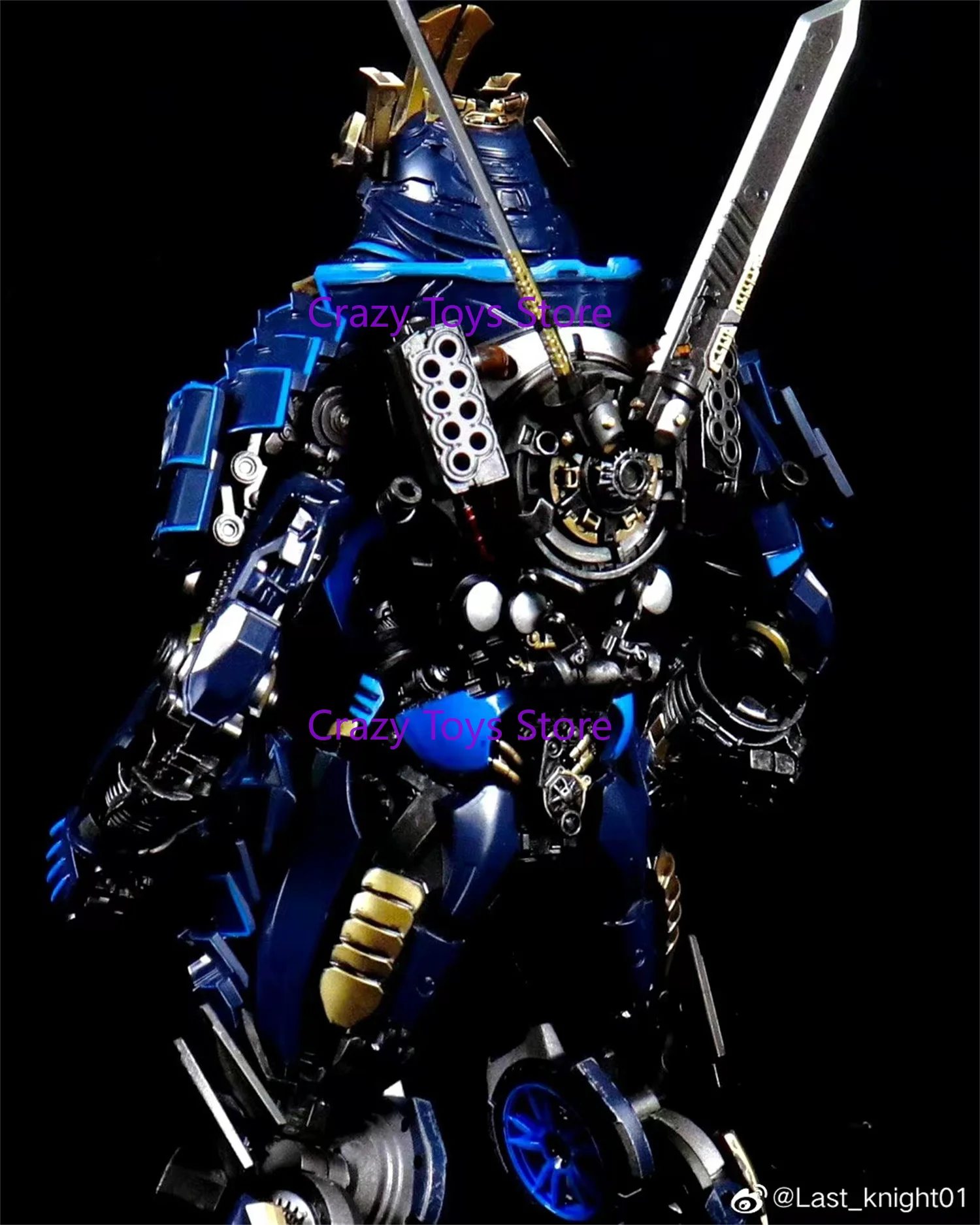 In Voorraad Transformatie Speelgoed Laatste Nacht LK-01 LK01 Drifting Blue Swordsman met DLX Robot Action Figure Collection Gift