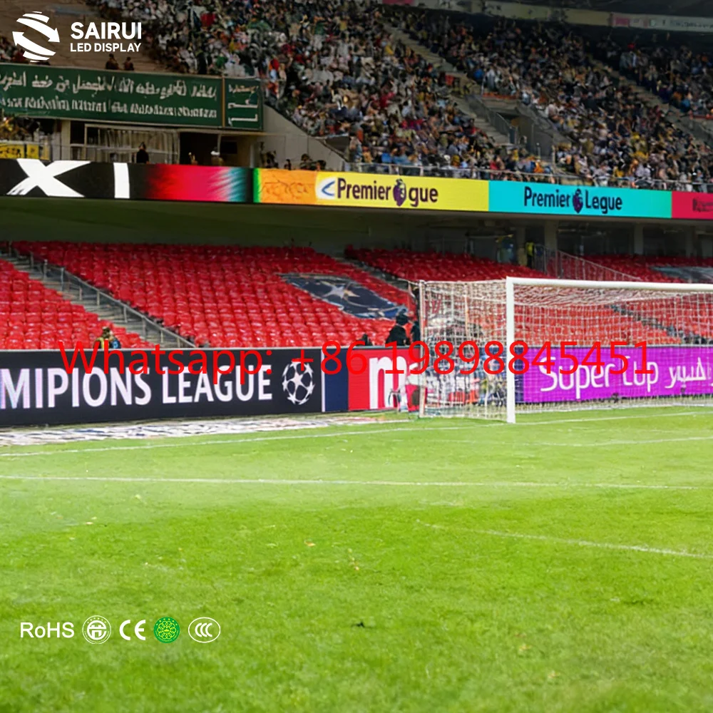 P8.33 P10.4 Outdoor LED Wall Panel High Quality Football Soccer Perimeter LED Banner Board