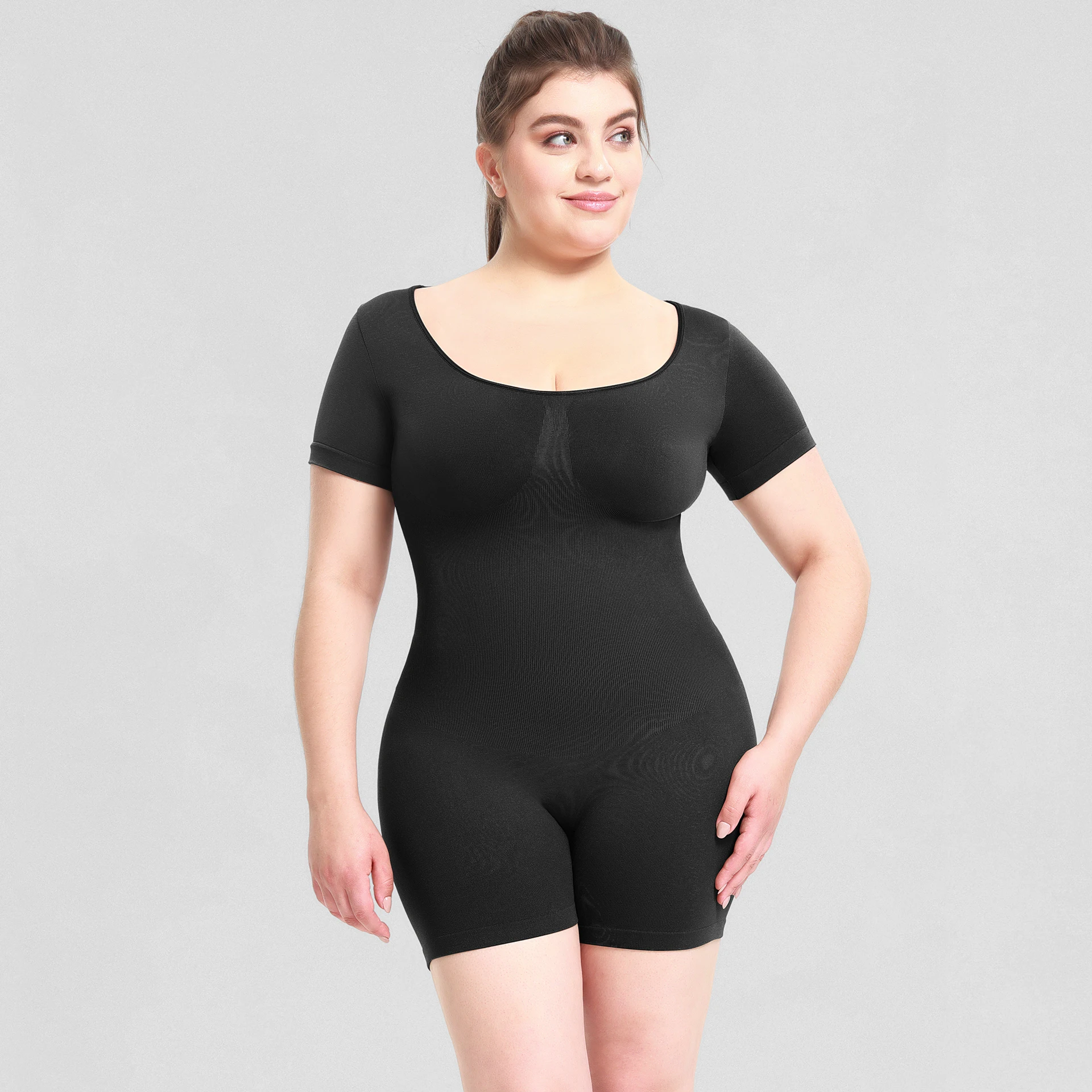 

Full Body Shaper Stree Bodysuit Women Post Parto Shapewear Jumpsuit Tummy Control Panties