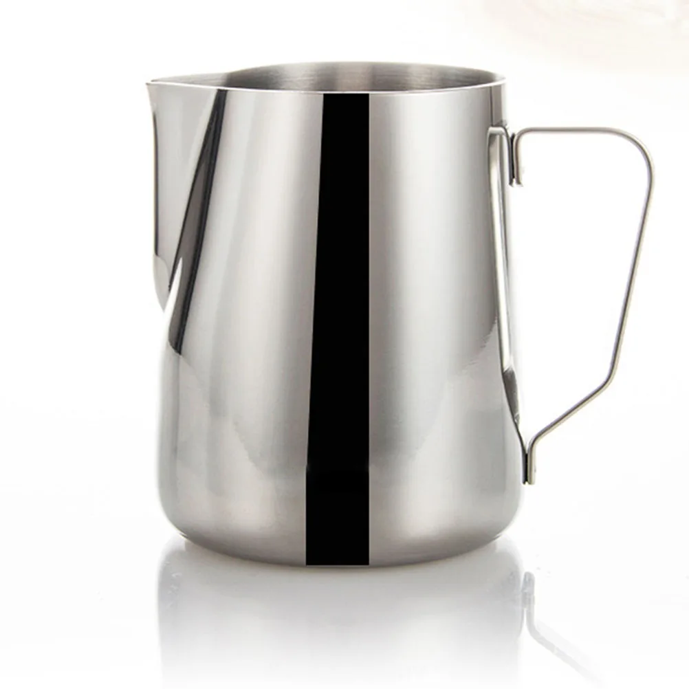 

600Ml Stainless Steel Milk Frothing Pitcher Silver 11X9Cm Dishwasher Safe Coffee Art Cup For Espresso Cappuccino Latte