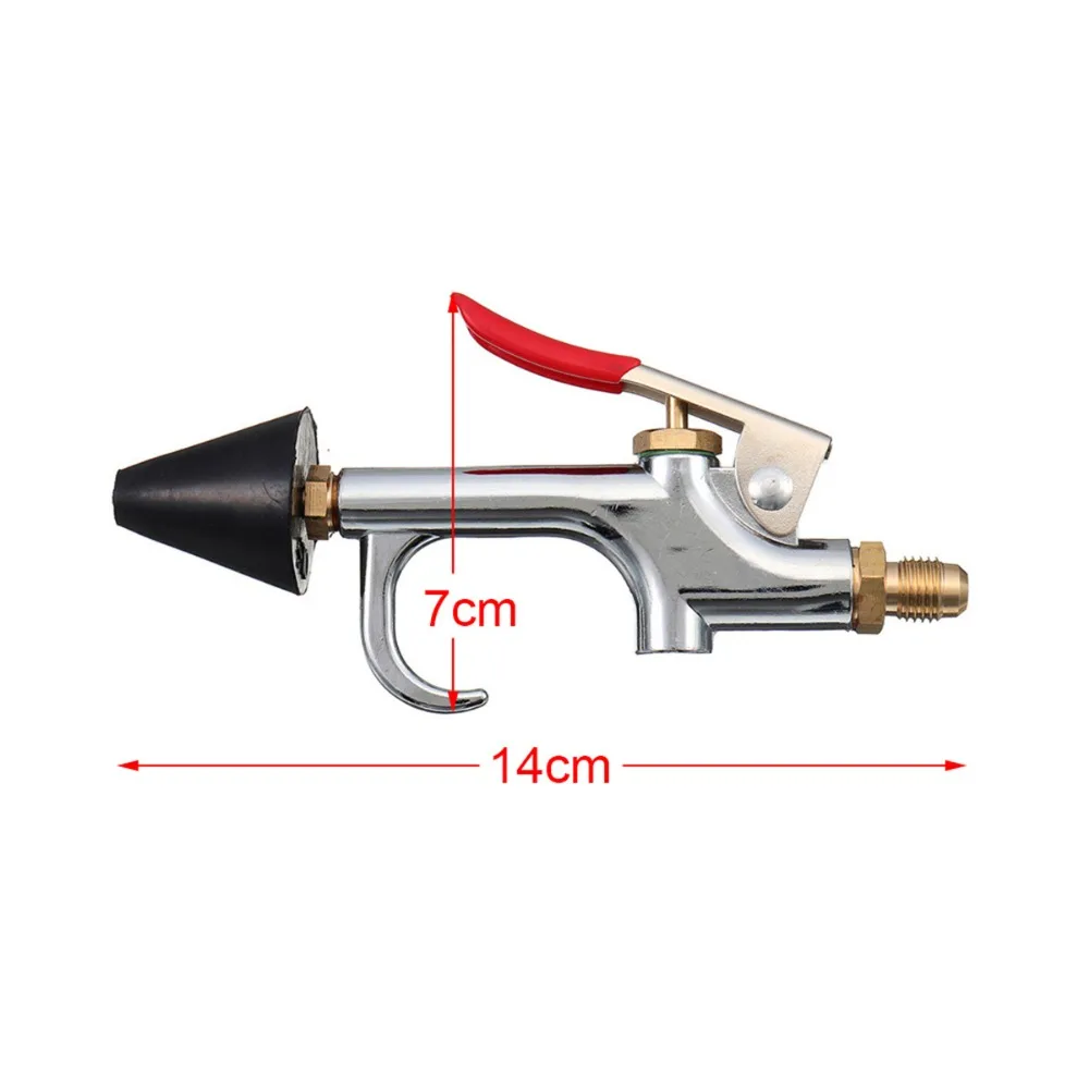 Car A/C Line Set Flush Tool Car Air Conditioner Canister Guns Nozzle Zinc aluminum alloy material Replacement Kit