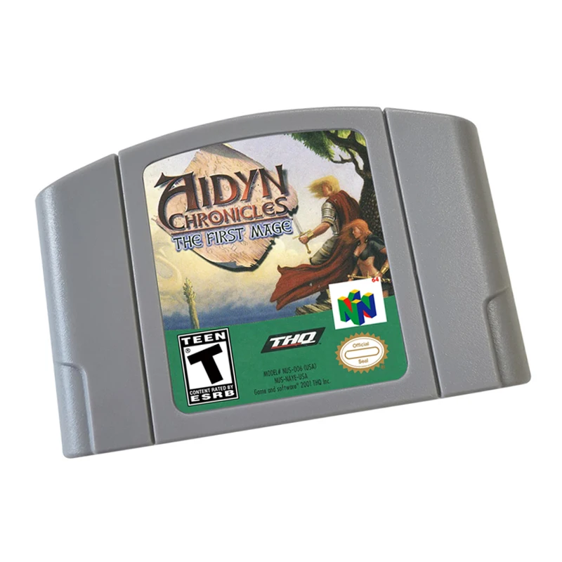 N64 games Cartridge-Aidyn Chronicles - The First Mage NTSC Version Retro Games reconstructed