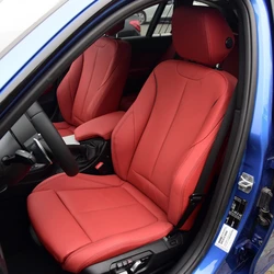 For BMW 3 Series Sedan F30 F31 2011 2012 2013 2014 2015 2016 2017 2018 Faux Leather Custom Car Seat Covers for 5 Seats