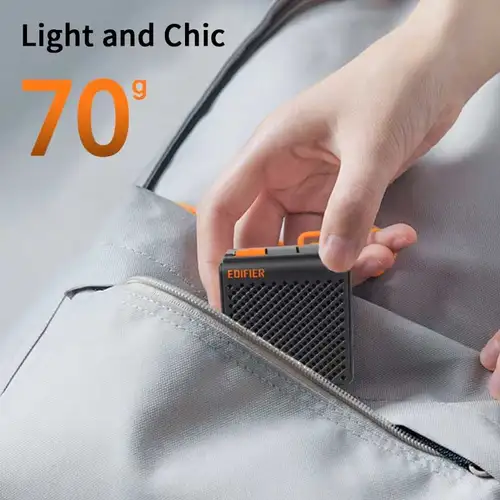 Imagen 2 del producto Edifier MP85 Altavoz Bluetooth portátil 70g ligero Bluetooth 5,3 altavoz inalámbrico Control de aplicación configuración EQ altavoz de Camping