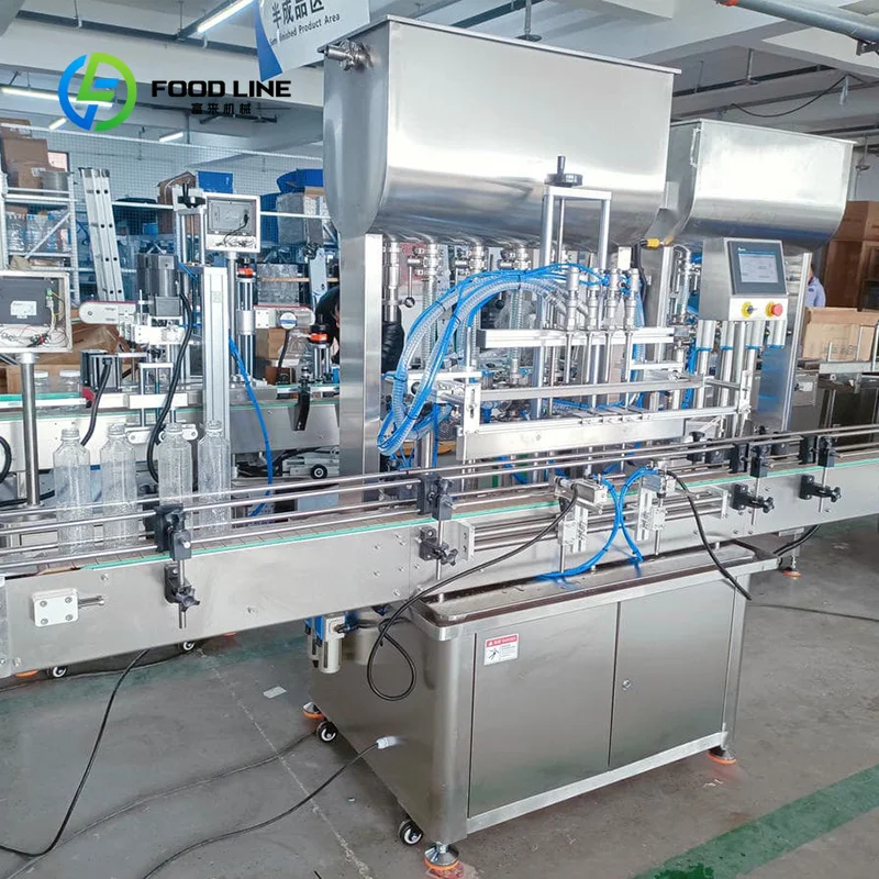 custom liquid filler bottling machine automatic bottling oil honey liquid filling for beverage plant food grade stainless steel