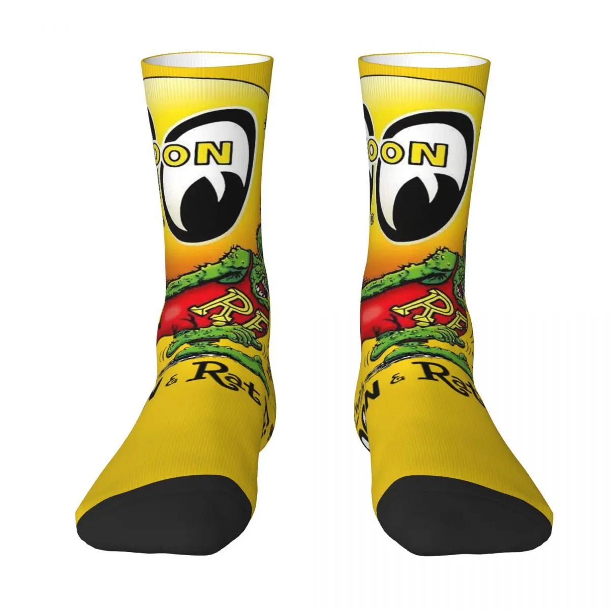 Harajuku Tales Of The Rat Fink Men Women Round neck Socks Cycling Novelty Spring Summer Autumn Winter Stockings Gift