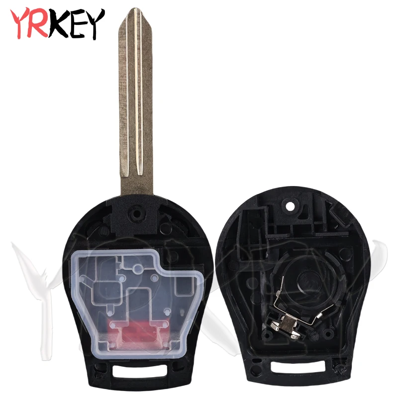 Car Key Case For Nissan Tiida Altima Micra Maxima Rogue Versa Sylphy Qashqai Sentra Juke Cube Uncut Blade Smart Key Shell Cover