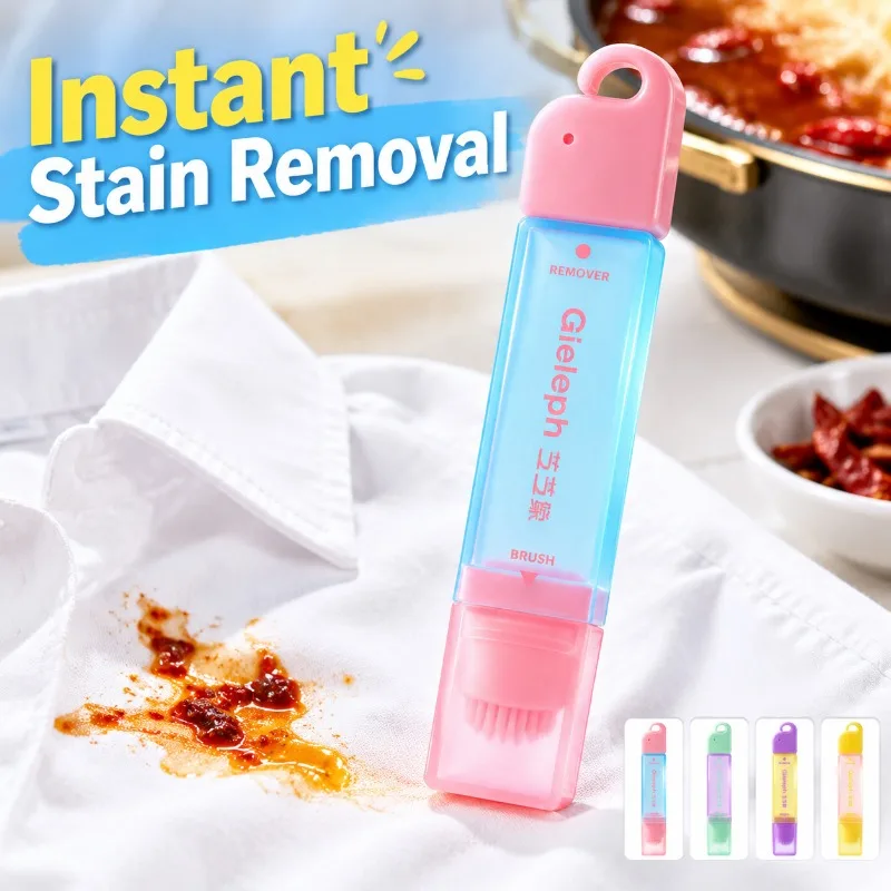 3.0 Stain Remover Pen, Emergency Grease Cleaner for Hot Pot Spots, Hanging Design, No-wash Spot Eraser To Rescue White Garments