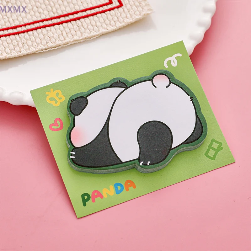 Chinese Style Writable Sticky Notes Office Accessories Color Index Posted Cute Cartoon Animal Sticky Notes Stationery Label