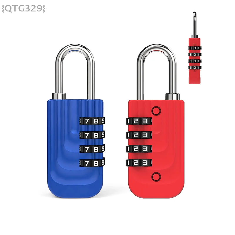 {QTG329} قطعة واحدة من قفل رقمي آمن - طلاء خبز مموج خفيف، مثالي لأمتعة السفر وخزانة الصالة الرياضية