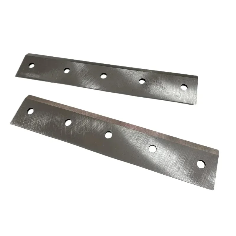 

2Pcs Wood Chipper Blade 300x55x5mm Garden Chippers Wood Shredder Machinery Cutting Tools Hole Pitch:65mm