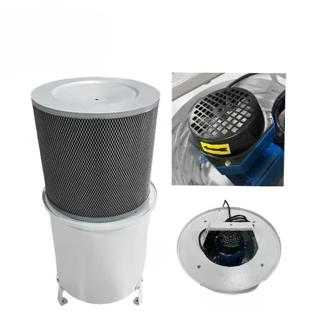 Waste Oil Gas Purification Vertical Type High Precision and Efficiency Oil Mist Collector Industrial Polluted Air Purifier