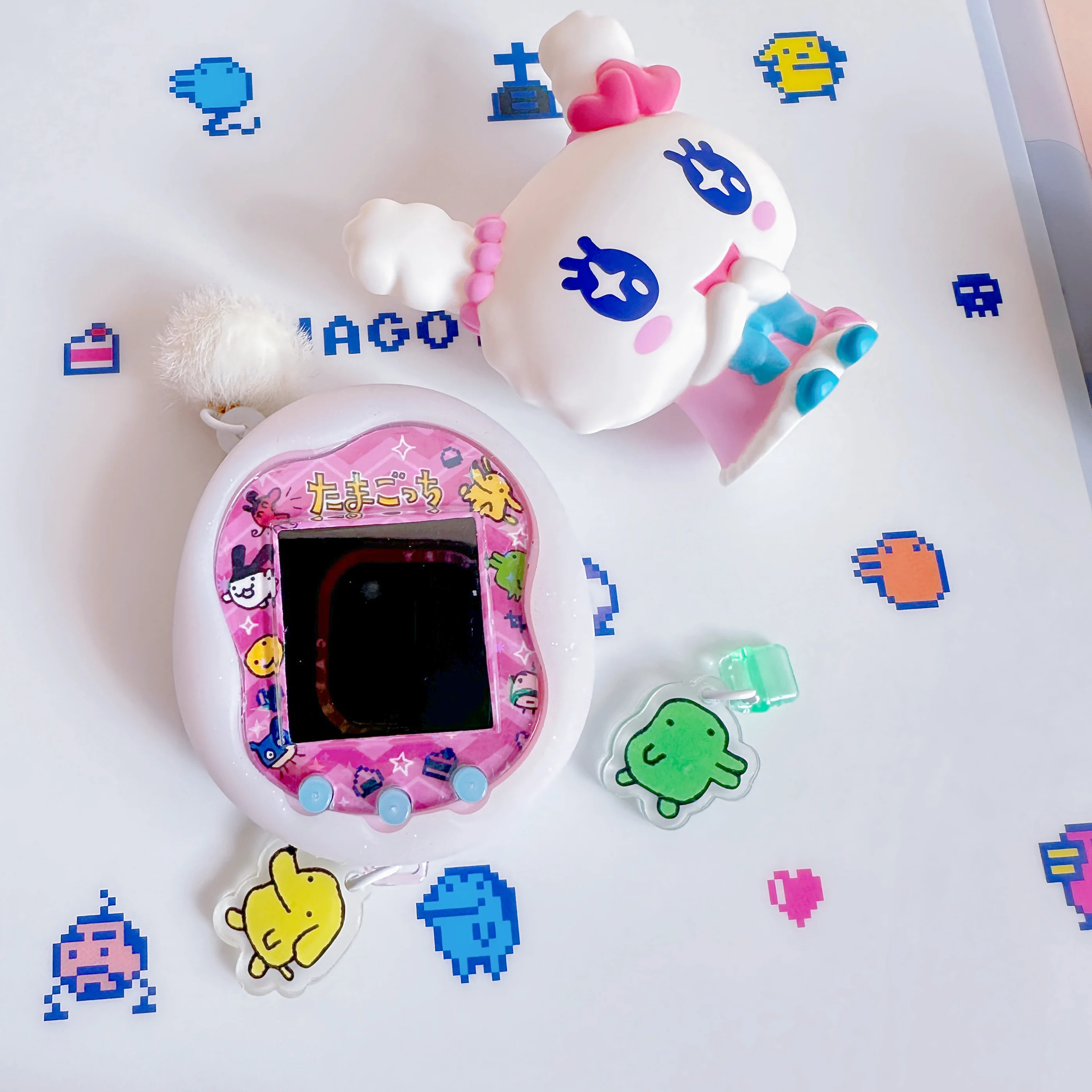 Tamagotchi Uni Pet Machine, электронный аксессуар для домашних животных, пылезащитная заглушка, сказочная серия, ностальгия, типec, пылезащитная заглушка, электронный питомец