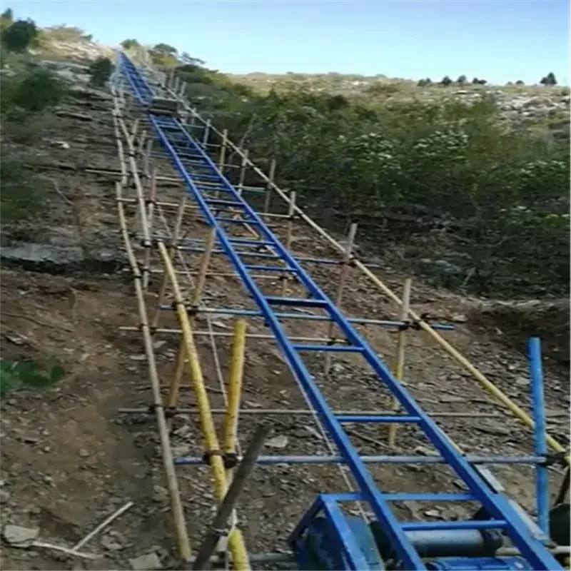 آلة نقل الملاط الأسمنتي الكهربائية شديدة التحمل، مصعد قادوس نقل الخرسانة لتحميل المنحدر البناء