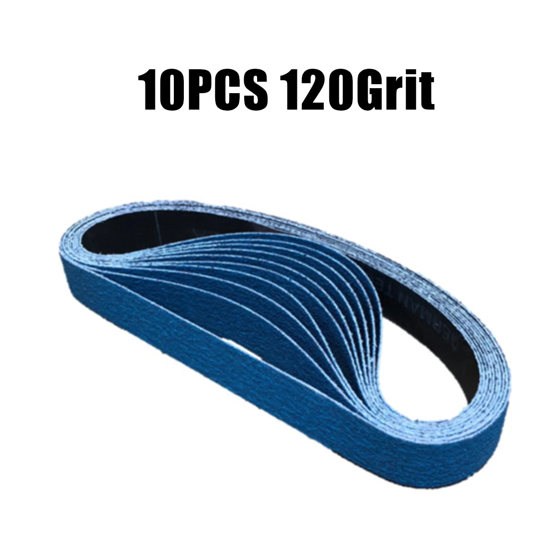 Nastri abrasivi per levigatrice in zirconio 10 pezzi adatti per levigare e lucidare metallo in acciaio inossidabile 20 mm x 520 mm