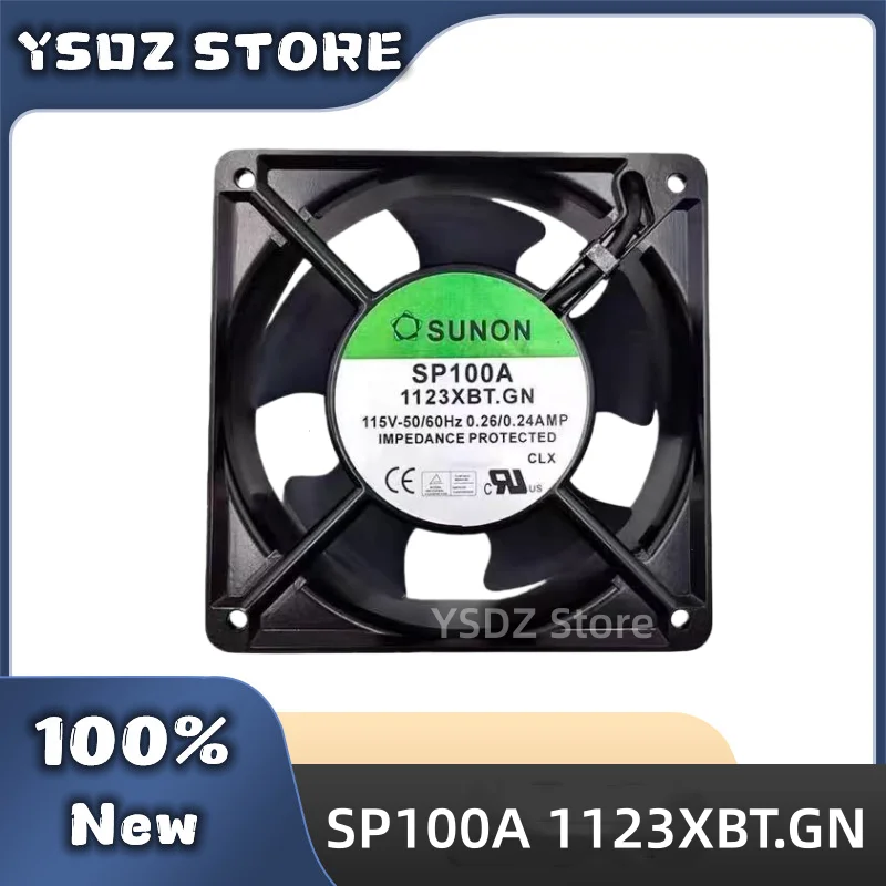 New For Sunon fan SP100A 1123XBT.GN 12CM 12038 120*120*38MM 1238 115V socket industrial cooling fan in stock Fast Shipping