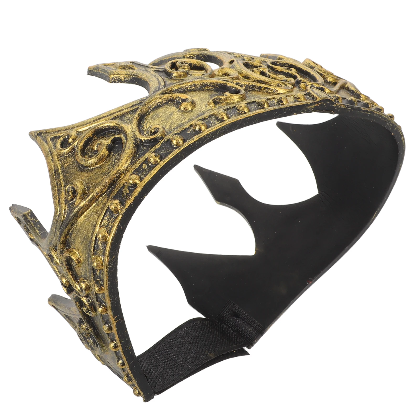 

King Crown for Boys Royal Children Crown Headwear Cosplay Costume Accessory Medieval Halloween Birthday Party Dress Up Props