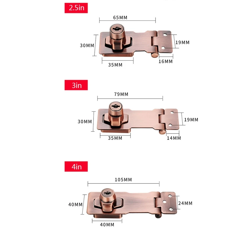 لكمة خالية مع قفل أقفال أدراج صندوق البريد خزانة مزدوجة باب قفل خزانة مكتب خزانة الأمن قفل مجمع مع المسمار #6