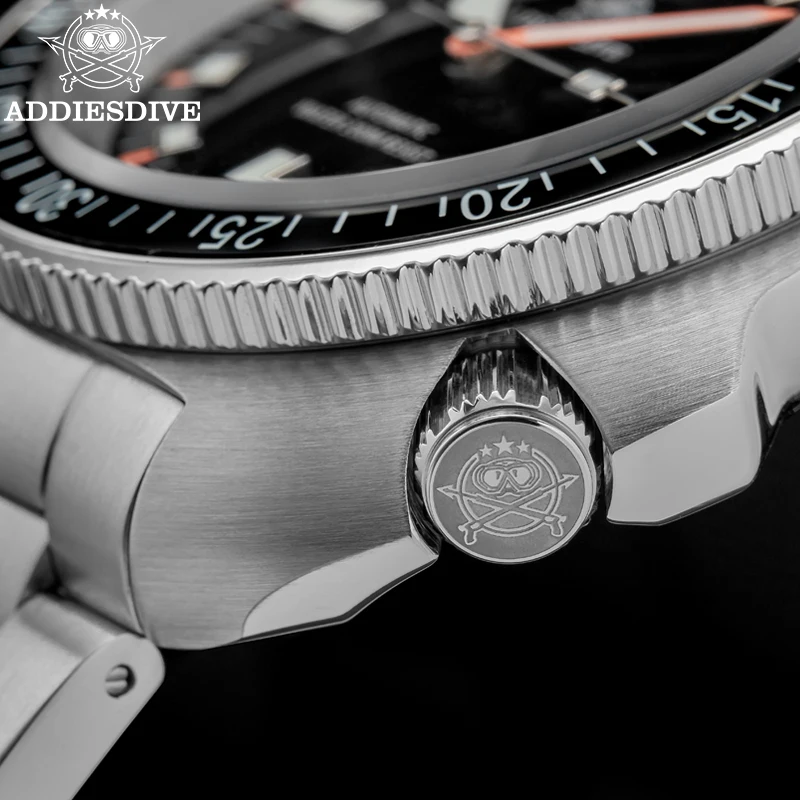 

ADDIESDIVE Mechanical Watches for Men New Sapphire Stainless Steel 20Bar Diving Watch AR Coated Luminous Automatic Wristwatch