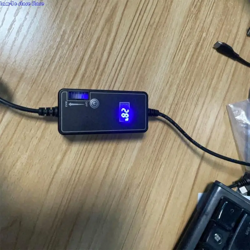 D0UA 12V 50 السرعة وحدة تحكم عرض درجة الحرارة القابلة للتعديل لمنفاخ مروحة التبريد