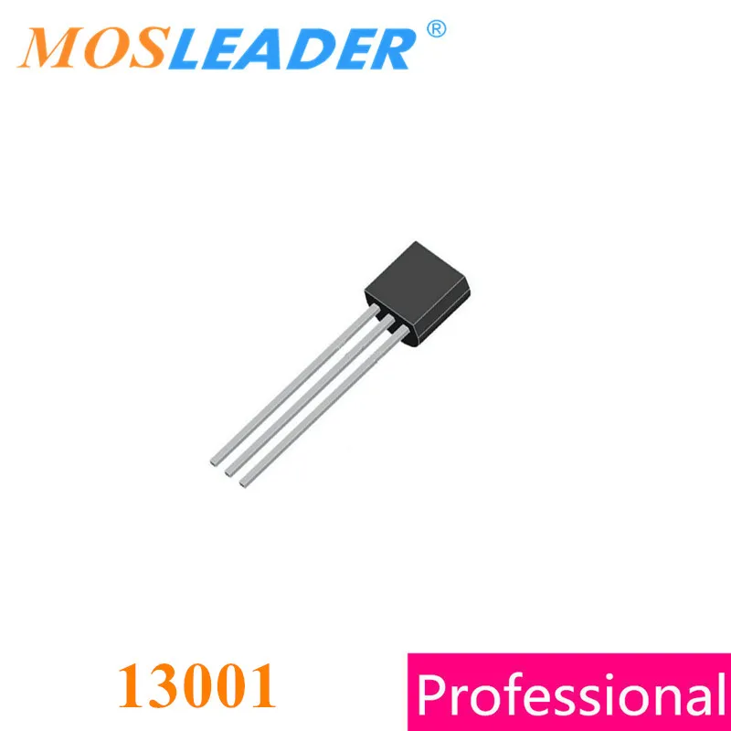 Mosleader 13001 TO92 1000PCS DIP MJE13001 NPN Made in China