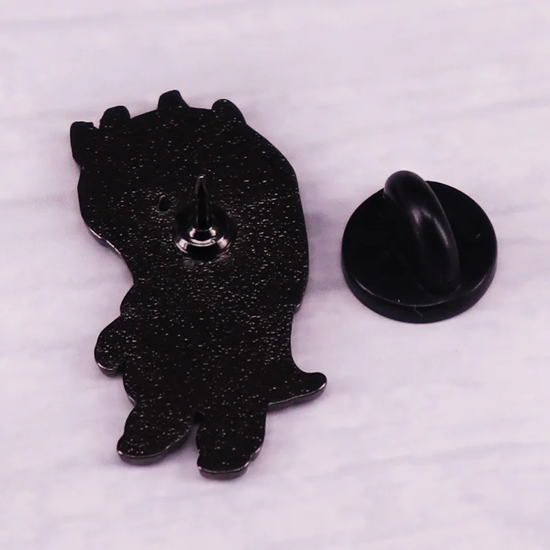 C2685 Anime Collection Enamel Pin Big Mouth Hormone Monster Badges Lapel Pins for Backpack Women\'s Brooch Jewelry Accessories