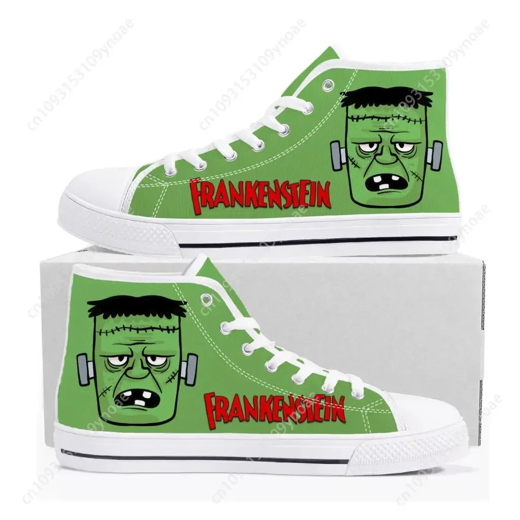 

Frankenstein High Top Sneakers Mens Womens Teenager Canvas High Quality Sneaker Casual Custom Made Shoes Customize DIY Shoe