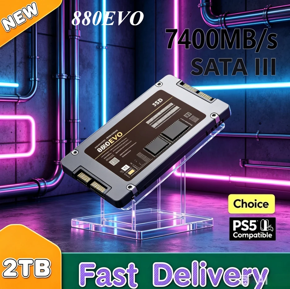 Original 880EVO External Hard Disk High Speed For Internal Hard Drive Sata3 Interface Portable Solid State Drive For Laptop