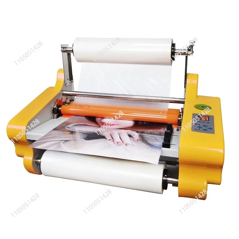 A3 Photo Film Laminating Machine Cold Glue Electric Sealing Laminating Machine FM3520 Hot and Cold Laminating Machine