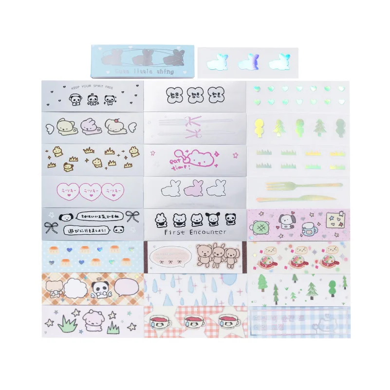 24sets-1lot-kawaii-scrapbook-stickers-silver-confession-scrapbooking-supplies-planner-decorative-craft-stationery-sticker