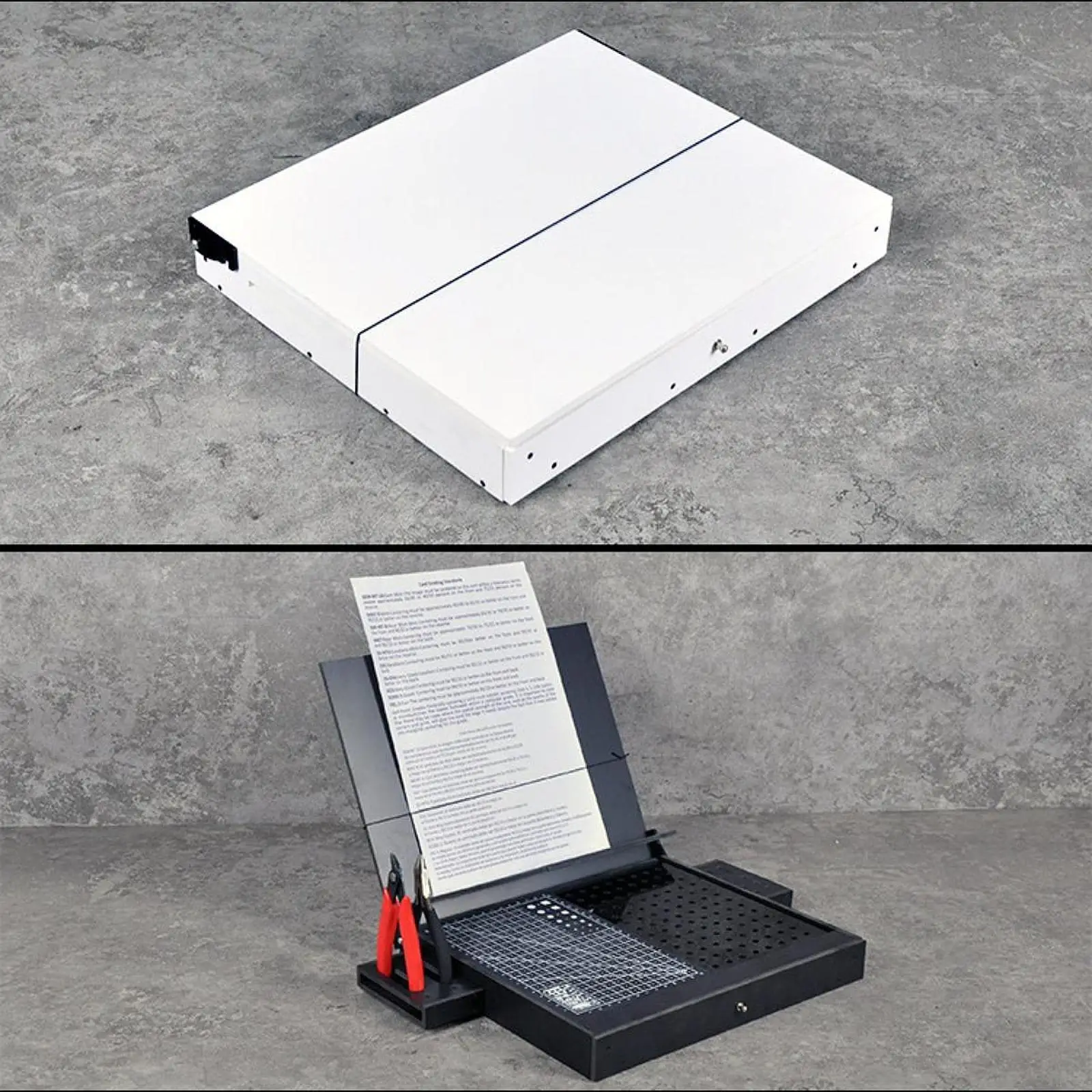 Desktop Cut Mat Performance Tool Organizer for DIY Hobby Model Kit Making and Tool Cleanup Storage