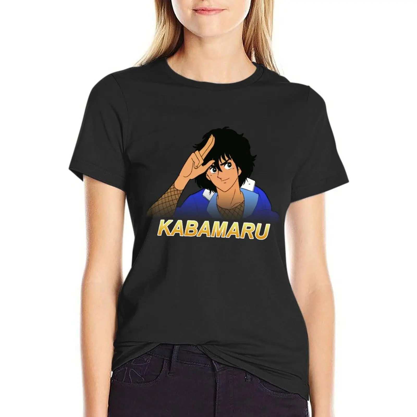 

Kabamaru (greeting) T-Shirt quick drying Female clothing kawaii clothes funny new edition t shirts for Women