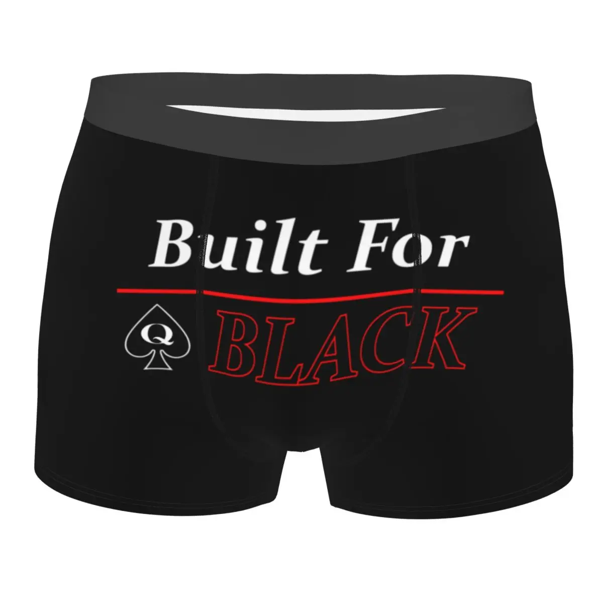 

Custom Novelty Built For Black Hot Wife Boxers Shorts Panties Male Underpants Stretch Queen Of Spades Briefs Underwear