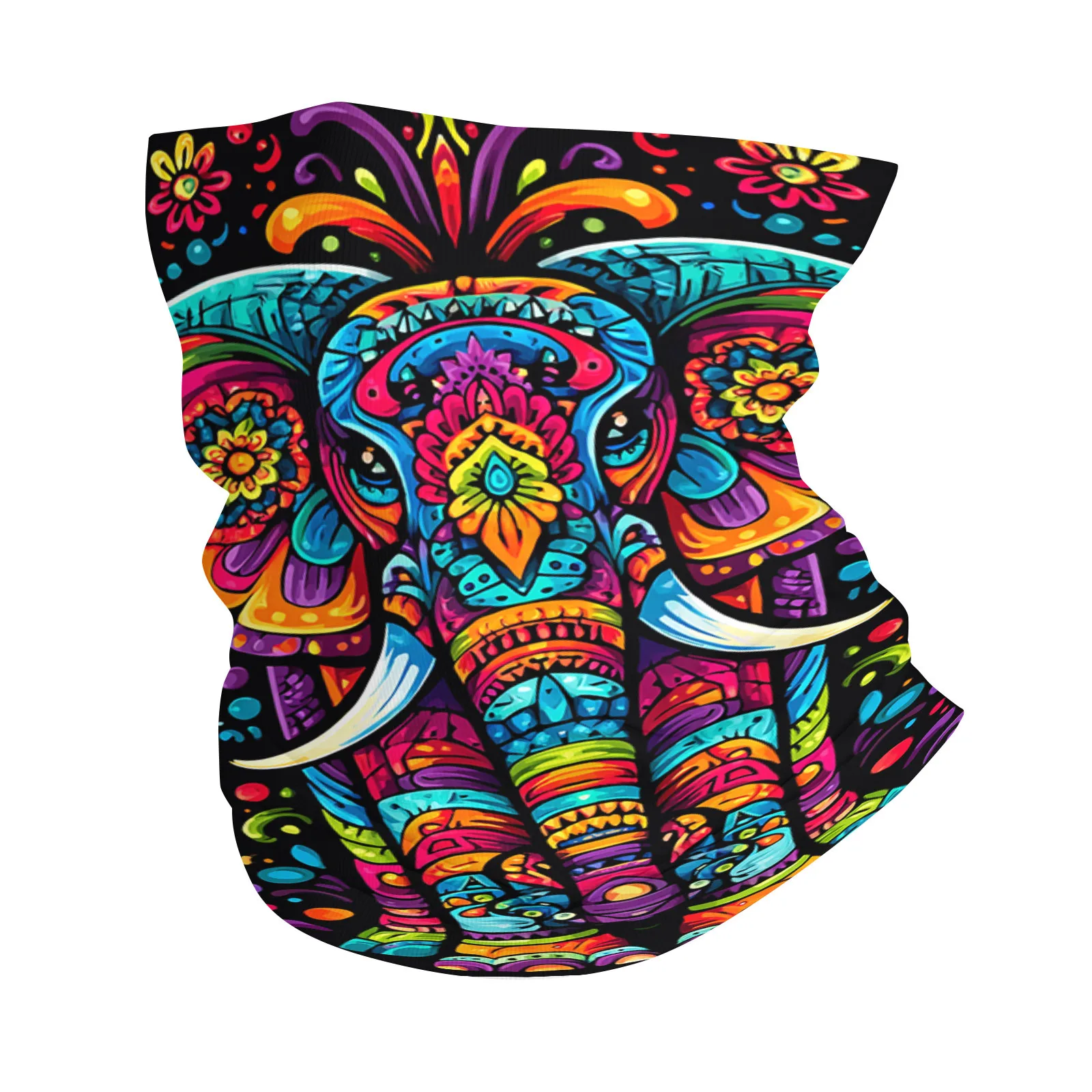 

1pc Unisex Printed Scarf Neck Scarf | Scarves | Four Seasons Universal Fashion Scarf Multifunctional BandanaColorful